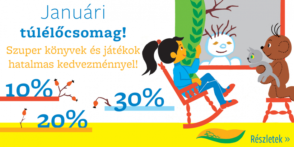 Januári túlélőcsomag: társasok, könyvek akár 10%, 20%, 30% kedvezménnyel!